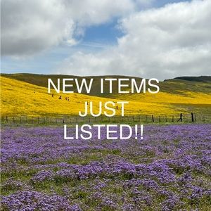 NEW ITEMS JUST LISTED!
